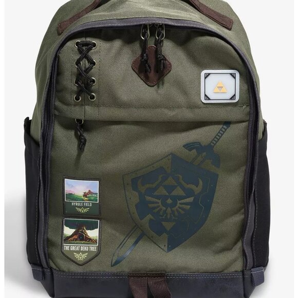 Nintendo - The Legend of Zelda Hylian Shield & Master Sword Backpack - NEW - Picture 1 of 5